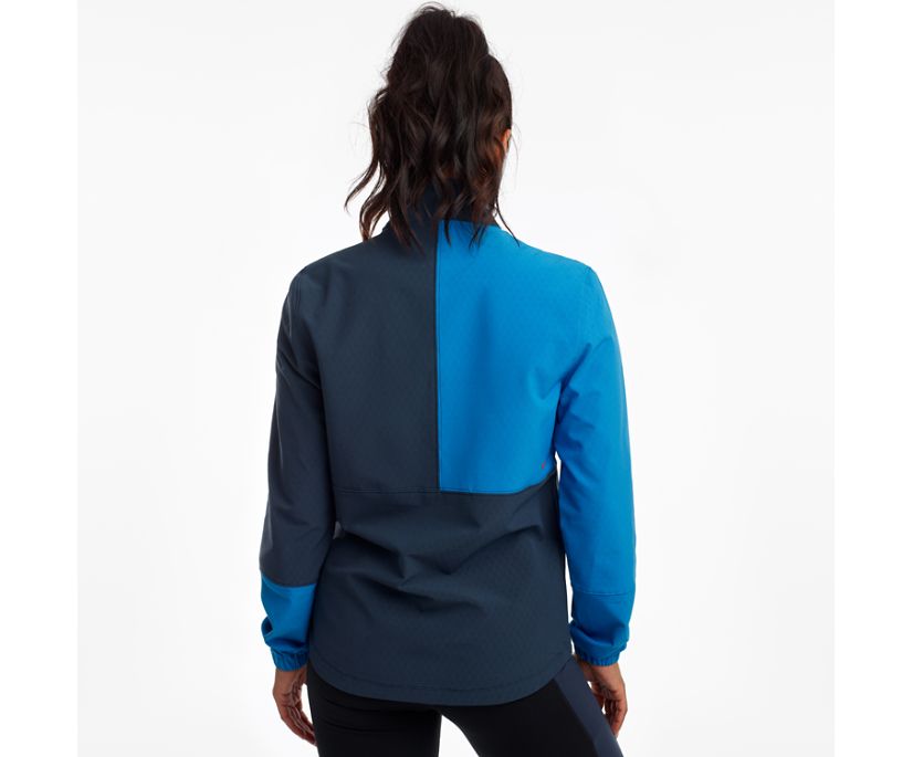 Saucony Bluster Women's Jackets Blue | Canada 267UZGT